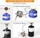 Odoland 3500W Windproof Camp Stove Camping Gas Stove with Fuel Canister Adapter, Piezo Ignition, Carry Case, Portable Collapsible Stove Burner for Outdoor Backpacking Hiking and Picnic.