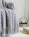 CREVENT 127x152cm Rustic Farmhouse Couch Sofa Throw Blanket for Bedroom Living Room Decoration, Soft Warm Cozy Light Weight for Spring Summer Light Grey.