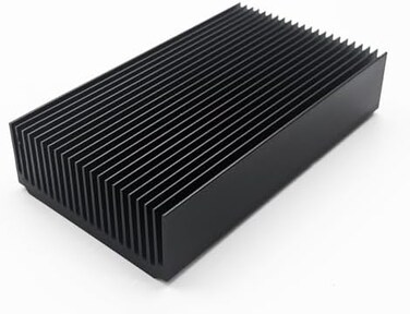 Awxlumv Aluminum Large Heatsink 4. 72''x2. 72''x1. 06'' inch /120x69x27mm Heat Sink Cooling Black Oxide Radiator 22 Fin for Computer LED Power.