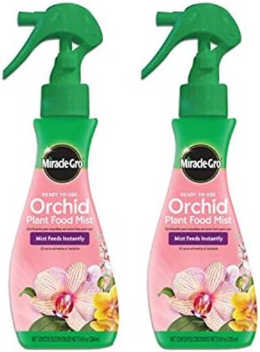Miracle-Gro Miracle Gro Ready To Use Orchid Plant Food Mist, 8 oz. , Orchid Food Feeding Plants Instant, 2 Pack.