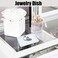 lofekea 2 Pack Ceramic Soap Dish Porcelain Soap Holder for Bathroom and Shower.