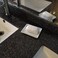lofekea 2 Pack Ceramic Soap Dish Porcelain Soap Holder for Bathroom and Shower.