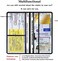 TILDOSAC Leather Car Registration and Insurance Card Holder, Car Document Holder for Cards License with Magnetic Shut (Black, large.