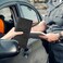 TILDOSAC Leather Car Registration and Insurance Card Holder, Car Document Holder for Cards License with Magnetic Shut (Black, large.