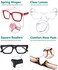 Eyekepper 4 Pack Ladies Reading Glasses - Oversized Square Design Reader Eyeglasses for Women, 4 Pairs Mix, 4 Count (Pack of 1.