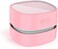 ODISTAR Desktop Vacuum Cleaner,Mini Table dust Sweeper Energy Saving, Cleaning Hairs,Crumbs,Computer Keyboard of Gifts for Kids (Pink.