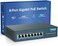 YuanLey 8 Port Gigabit PoE Switch, 8 PoEPort 1000Mbps, 120W 802. 3af/at, Metal Fanless Unmanaged Plug and Play.