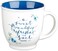 Christian Art Gifts Ceramic Coffee/Tea Mug 14 oz Blue Floral Friendship MugA Sweet Friendship Refreshes The Soul Proverbs 27:9 Encouraging Friendship Mug for Women Microwave/Dishwasher Safe.