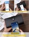 JERLA RFID Credit Card Holder Book,Leather Business Card Organizer for Women Men 96 Card Slots (Black.