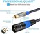 JOLGOO 2m RCA to XLR Cable, Dual RCA Male to Dual XLR Male, 4N OFC Wire, for Amplifier, Mixer, Microphone, Speaker, AV Receiver, HiFi Audio Cable.