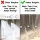 Homie Magnetic Curtain Weights 8 Pack of Waterproof MagnetsCarrying Case, Great Decor for Bathroom, Shower, Liner, Flags, and Sheer, Heavy Duty Works Outdoor to Stop Wind (8 Pack, White.