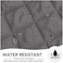 Easy-Going Oversized Recliner Cover Reversible Couch Cover Sofa Cover for Living Room Water Resistant Furniture Protector with Elastic Straps for Pets Dog (Oversized Recliner, Gray/Ivory.