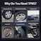 مستشعر Marsflex TPMS متوافق مع سيارات تويوتا، سكيون، بونتياك، لكزس، كامري، راف 4، سكيون ياريس، كورولا، مستشعر مراقبة ضغط الإطارات بديل للأرقام 42607-33011 وPMV-107J و42607-33021 و42607-06011 بتردد 315