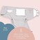 SleepingBaby Zippy Swaddle - Baby Swaddle Blanket with Convenient Bottom Zipper - Heather Grey - Small/Medium.