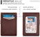 SERMAN BRANDS Money Clip Wallet - Mens Wallets slim Front Pocket RFID Blocking Card Holder Minimalist Mini Bifold.