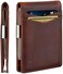 SERMAN BRANDS Money Clip Wallet - Mens Wallets slim Front Pocket RFID Blocking Card Holder Minimalist Mini Bifold.