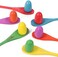 LovesTown 12 Pcs Egg Spoon Race Game Sets, Wooden Balance Relay Games for Kids Easter Eggs Hunt Outdoor Lawn.
