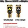 LASFIT 921 912 LED Cargo Truck Light White Light and Third Brake Bulbs Red Light Combo ï¼Ë†4 bulbsï¼â€.