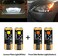 مصابيح LASFIT 194 168 LED للوحة الترخيص ومصابيح الإشارة الجانبية، مزيج أبيض وأصفر، T10 W5W 6000k 400LM ساطعة للغاية، خالية من Canbus، 4 قطع.