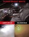مصابيح LASFIT LED للخريطة القبة (عبوة من 10، W5W 2825).