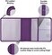 Cacturism Car Registration and Insurance Holder, Vehicle Glove Box Car Organizer Men Women Wallet Accessories Case for Cards, Essential Document, Driver License.