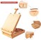 MIRATUSO Tabletop Easel Art Easel Desktop Easel for Painting, Premium Wooden Sketchbox Easel, Desktop Painting Easel for Student Artist Beginner.