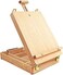 MIRATUSO Tabletop Easel Art Easel Desktop Easel for Painting, Premium Wooden Sketchbox Easel, Desktop Painting Easel for Student Artist Beginner.