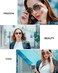 FEISEDY Square Sunglasses for Women Polarized UV Protection Fashion Classic Sun Glasses B2526.