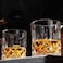 KANARS Whiskey GlSet of 6 with Elegant Gift Box,10 Oz Premium Old Fashioned Crystal Glass Tumbler for Liquor, Scotch, Cocktail or Bourbon Drinking Tasting.