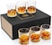KANARS Whiskey GlSet of 6 with Elegant Gift Box,10 Oz Premium Old Fashioned Crystal Glass Tumbler for Liquor, Scotch, Cocktail or Bourbon Drinking Tasting.