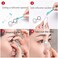 AITIME Soft Contact Lenses Remover and Insertion Tool, Contact Tweezers and Soft Silicone Scoop for Girls with Long Nails, Gift for Contact Lens New User (Green.