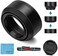 غطاء عدسة X-SweetDream 67mm قابل للطي عالمي مع غطاء عدسة مركزي قابل للضغط لكاميرات Canon وNikon وSony وPentax وOlympus وFuji.