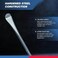Neiko 20601A 14. 5&rdquo; Steel Tire Spoons Tool Set, Tire Tools Include 3 Piece Tire Spoons, 3 Piece Rim Protector, Valve Tool, 6 Piece Valve Cores, Motorcycle Tire Changer, Dirt Bike Tire Levers.