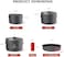 Alocs Camping Cookware Set Camping Gear, Compact Camping Pots and Pans Set, Durable Hard Alumina Camping Cooking Set for Outdoor Backpacking Camping Hiking Picnic, Included Mesh Carry Bag.