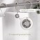 AmazerBath Shower Curtain Liner, 72x72 Plastic White Shower Curtain Liner, Waterproof PEVA Cute Shower Curtains, Lightweight Shower Curtains for Bathroom with Magnets and 12 Rustproof Grommet Holes.