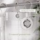 AmazerBath Extra Long Shower Curtain Liner, Clear Shower Curtain Liner 84 Inches Long, 72x84 Plastic Shower Curtain Liner, Cute PEVA Tall Shower Liner, Bathroom Shower Curtain Liners with 3 Magnets.