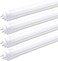 Probelie T8 T10 T12 2ft LED Light Tube - 8W 24 Inch Led Fluorescent Tube Replacement, 20W Equivalent, 1120 Lm, 6500K Cool White, Ballast Bypass, Two Pin G13 Base, Frosted Cover (Pack of 4.
