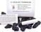 DANCING BEAR Black Tourmaline Crystals Bulk (1/2 LB Medium Pieces, Includes: (1Selenite stickInformation cards, Rough Raw Natural Stones for Good Vibes, Reiki Energy Made in USA.