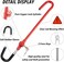 Cartman Anti-Theft Steering Wheel Lock, Brake Pedal Adjustable Lock.