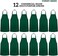 GREEN LIFESTYLE 12 Pack Bib Apron - Unisex Black Apron Bulk Machine Washable for Kitchen Crafting BBQ Drawing Outdoors.
