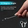 SPEEDWOX Small Wrench Set Metric Wrench Sets 10 Pcs 4-11mm Mini Combination Wrench Sets Open and Box End Wrench Set Ignition Wrenches Mini Wrench Set with Portable Storage Pouches and A Ring.