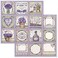 STAMPERIA INTERNATIONAL, KFT PAPER PAD 8X8 10PK PROVENCE, 20. 3 x 20. 3 (8" x 8", Multicoloured.