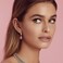 Austrian Crystal Teardrop Leverback Dangle Earrings for Women Fashion 14K Gold Plated Hypoallergenic Jewelry.