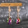 Austrian Crystal Teardrop Leverback Dangle Earrings for Women Fashion 14K Gold Plated Hypoallergenic Jewelry.