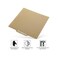 Comgrow PEI Sheet 235x235mm, Ender 3 Bed Flexible Magnetic Heating Bed with Adhesive for Ender 3/Ender 3 V2/Ender 3 Pro/Ender 5/Ender 5 Pro/Ender 3 S1/Aquila C2 3D Printer.