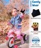 Simply Kids Kids Bike Gloves for Balanced Bike Mountain Bicycle Biking I Breathable Fingerless Toddler Kids Cycling Gloves with Extra Protective Cushions I CPSIA Certified Riding Gloves for Girl Boy C