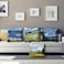 HOSTECCO Vincent Van Gogh Pillow Cases Set of 4 Abstract Art Design Cushion Covers Square Decorative Pillow Covers for Famous Painting Fans 18 x 18 Inches.