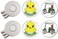 GOLTERS Golf Ball Markers with Hat Clips Value Sets for Men Women Golfer, Removable Attaches Easily to Golf Cap Premium Gifts.
