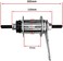 DONSP1986 Bicycle Coaster Brake Hub/Bike Brake Rear Hub.