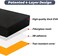 GameXcel The Feelings Garage Wall Protector Car Door Protector Garage Guards for Car Door EdgeCar Bumper Protector Water Resistance Self Adhesive EVA Foam Wall Pad 1. 18x3. 9x11. 8 inch Black[4 Pack].
